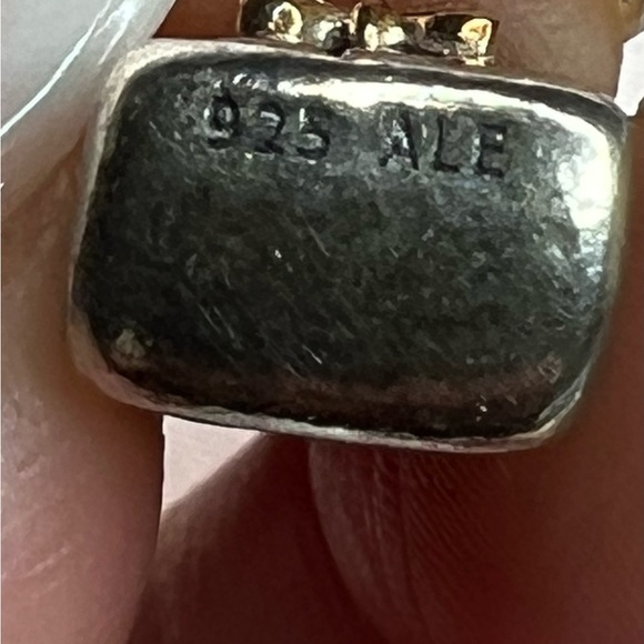 Pandora Two Tone Bow Handbag Charm - Picture 5 of 5